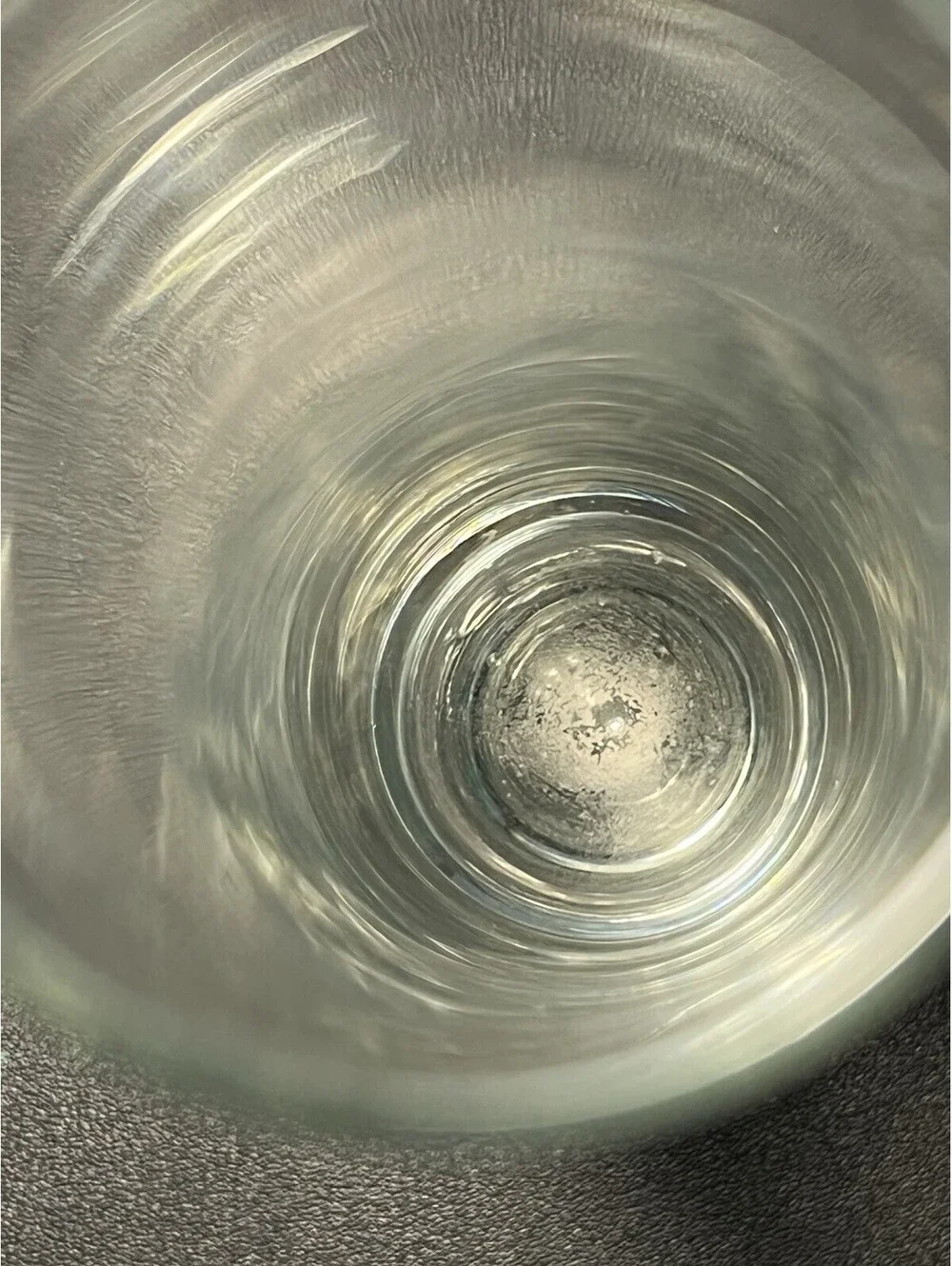 Krosno Poland 1970s Glass Cylinder Bud Vase Clear Controlled Bubble, 8.75x2”